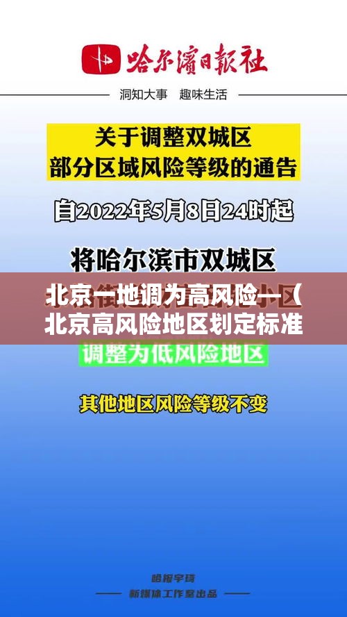 北京一地调为高风险—(北京高风险地区划定标准) 北京一地调为高风险—(北京高风险地区划定标准)