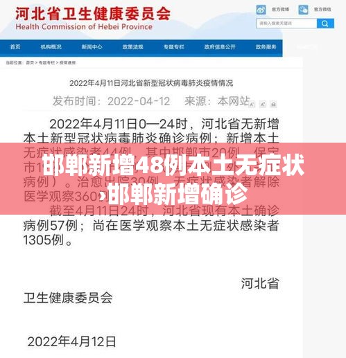 邯郸新增48例本土无症状›邯郸新增确诊 邯郸新增48例本土无症状›邯郸新增确诊