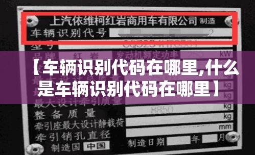 【车辆识别代码在哪里,什么是车辆识别代码在哪里】 【车辆识别代码在哪里,什么是车辆识别代码在哪里】