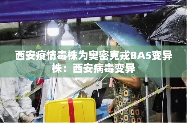 西安疫情毒株为奥密克戎BA5变异株:西安病毒变异 西安疫情毒株为奥密克戎BA5变异株:西安病毒变异