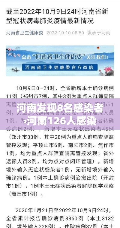 河南发现8名感染者›河南126人感染