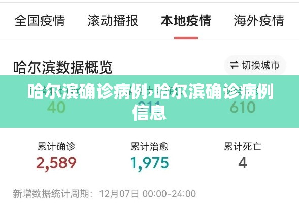 哈尔滨确诊病例›哈尔滨确诊病例信息 哈尔滨确诊病例›哈尔滨确诊病例信息