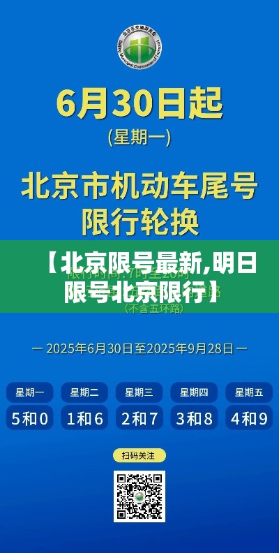 【北京限号最新,明日限号北京限行】 【北京限号最新,明日限号北京限行】