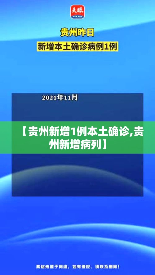 【贵州新增1例本土确诊,贵州新增病列】 【贵州新增1例本土确诊,贵州新增病列】