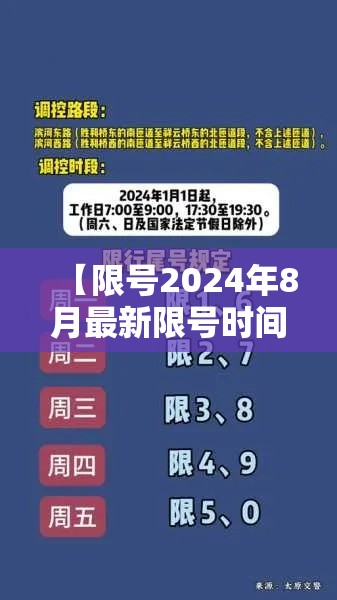 【限号2024年8月最新限号时间表,20214月份限号】 【限号2024年8月最新限号时间表,20214月份限号】