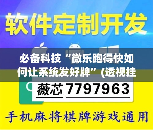 必备科技“微乐跑得快如何让系统发好牌”(透视挂)辅助透视教程
