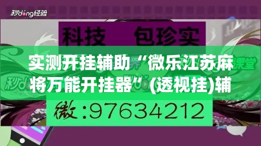 实测开挂辅助“微乐江苏麻将万能开挂器”(透视挂)辅助透视教程