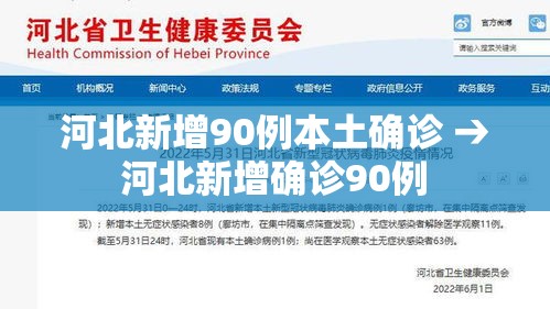 河北新增90例本土确诊 → 河北新增确诊90例 河北新增90例本土确诊 → 河北新增确诊90例