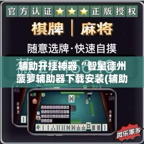 辅助开挂神器“智星德州菠萝辅助器下载安装(辅助神器)开挂详细教程 辅助开挂神器“智星德州菠萝辅助器下载安装(辅助神器)开挂详细教程