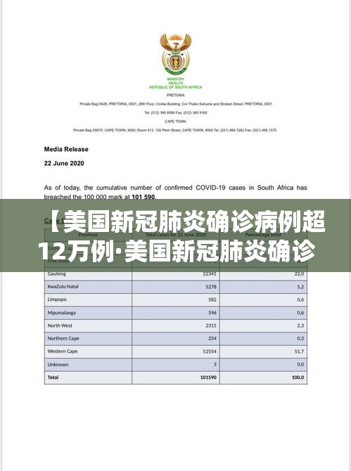 【美国新冠肺炎确诊病例超12万例·美国新冠肺炎确诊超542万例】 【美国新冠肺炎确诊病例超12万例·美国新冠肺炎确诊超542万例】