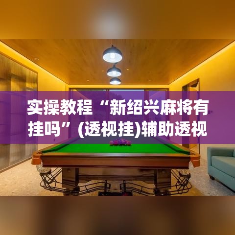 实操教程“新绍兴麻将有挂吗	”(透视挂)辅助透视教程