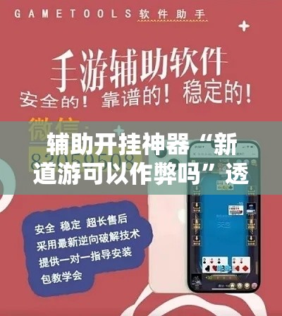 辅助开挂神器“新道游可以作弊吗”透视开挂辅助教程