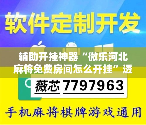必备科技“微乐北京麻将小程序怎么开挂	”(透视挂)辅助透视教程