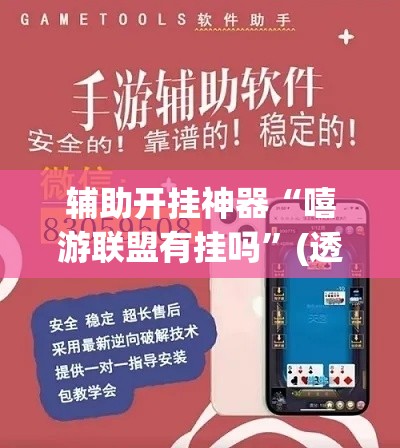 辅助开挂神器“嘻游联盟有挂吗	”(透视挂)辅助透视教程