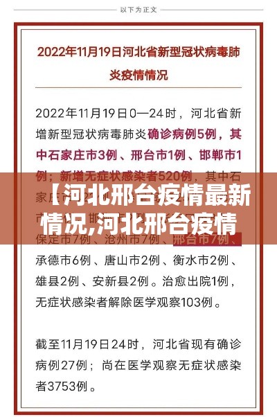 【河北邢台疫情最新情况,河北邢台疫情最新通知】 【河北邢台疫情最新情况,河北邢台疫情最新通知】