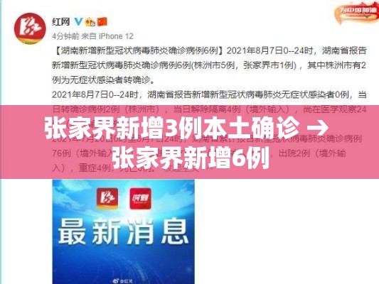 张家界新增3例本土确诊 → 张家界新增6例 张家界新增3例本土确诊 → 张家界新增6例