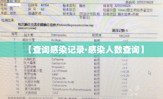 【查询感染记录·感染人数查询】 【查询感染记录·感染人数查询】