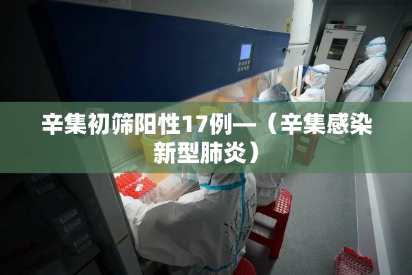 辛集初筛阳性17例—(辛集感染新型肺炎) 辛集初筛阳性17例—(辛集感染新型肺炎)