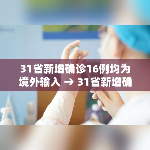 31省新增确诊16例均为境外输入 → 31省新增确诊病例36例 均为境外输入
