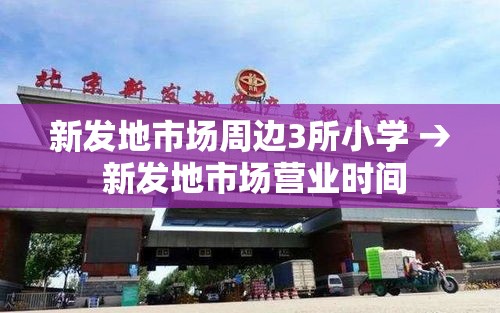 新发地市场周边3所小学 → 新发地市场营业时间 新发地市场周边3所小学 → 新发地市场营业时间