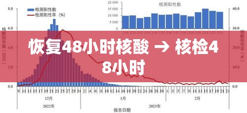 恢复48小时核酸 → 核检48小时 恢复48小时核酸 → 核检48小时