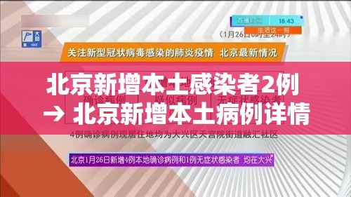 北京新增本土感染者2例 → 北京新增本土病例详情公布 北京新增本土感染者2例 → 北京新增本土病例详情公布