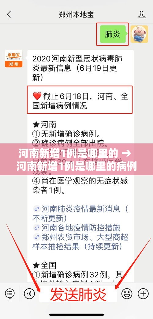 河南新增1例是哪里的 → 河南新增1例是哪里的病例 河南新增1例是哪里的 → 河南新增1例是哪里的病例