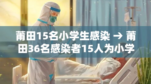 莆田15名小学生感染 → 莆田36名感染者15人为小学生 莆田15名小学生感染 → 莆田36名感染者15人为小学生