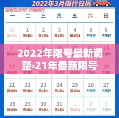 2022年限号最新调整›21年最新限号 2022年限号最新调整›21年最新限号