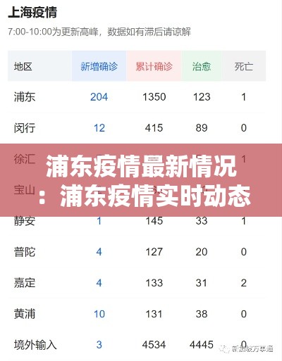 浦东疫情最新情况:浦东疫情实时动态 浦东疫情最新情况:浦东疫情实时动态