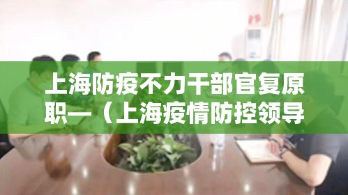 上海防疫不力干部官复原职—（上海疫情防控领导）