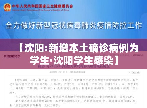 【沈阳:新增本土确诊病例为学生·沈阳学生感染】 【沈阳:新增本土确诊病例为学生·沈阳学生感染】