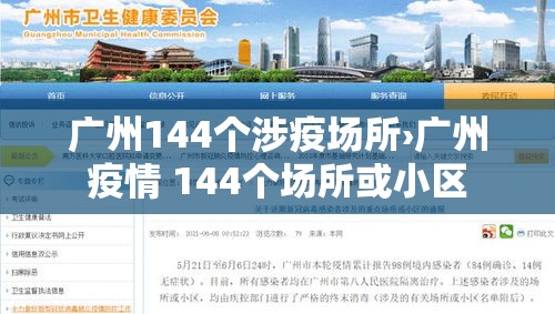 广州144个涉疫场所›广州疫情 144个场所或小区 广州144个涉疫场所›广州疫情 144个场所或小区